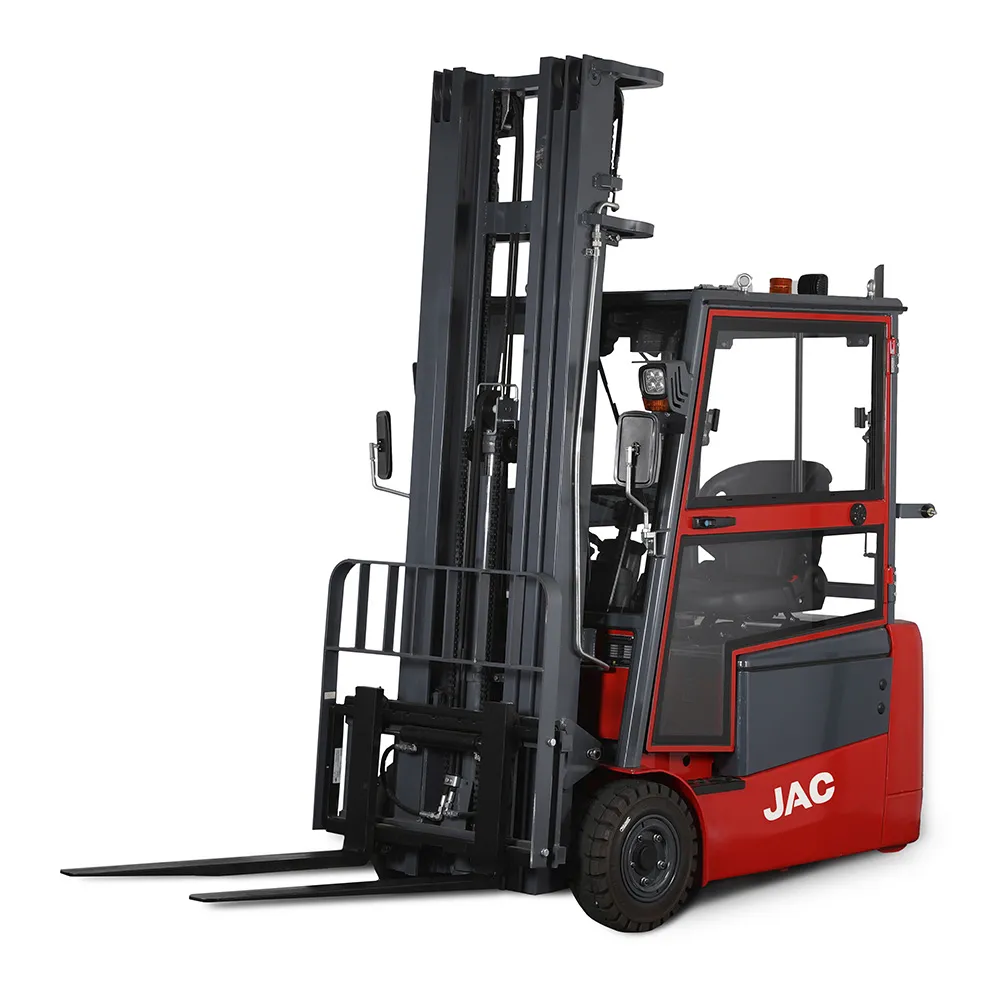 JAC CPD 20 SA3 Электрический вилочный погрузчик 3х опорный с кабиной - Фото 1